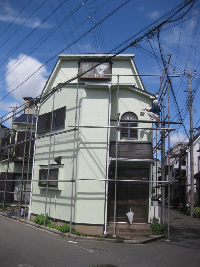 塗装中